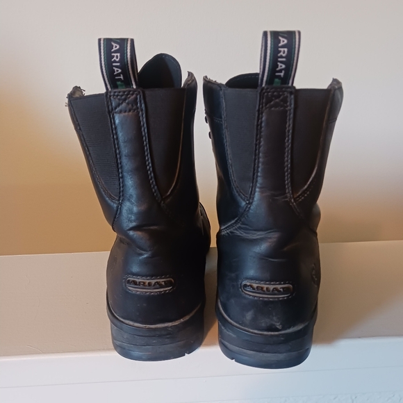 Ariat Black Lace Up Paddock Boots - Picture 4 of 7